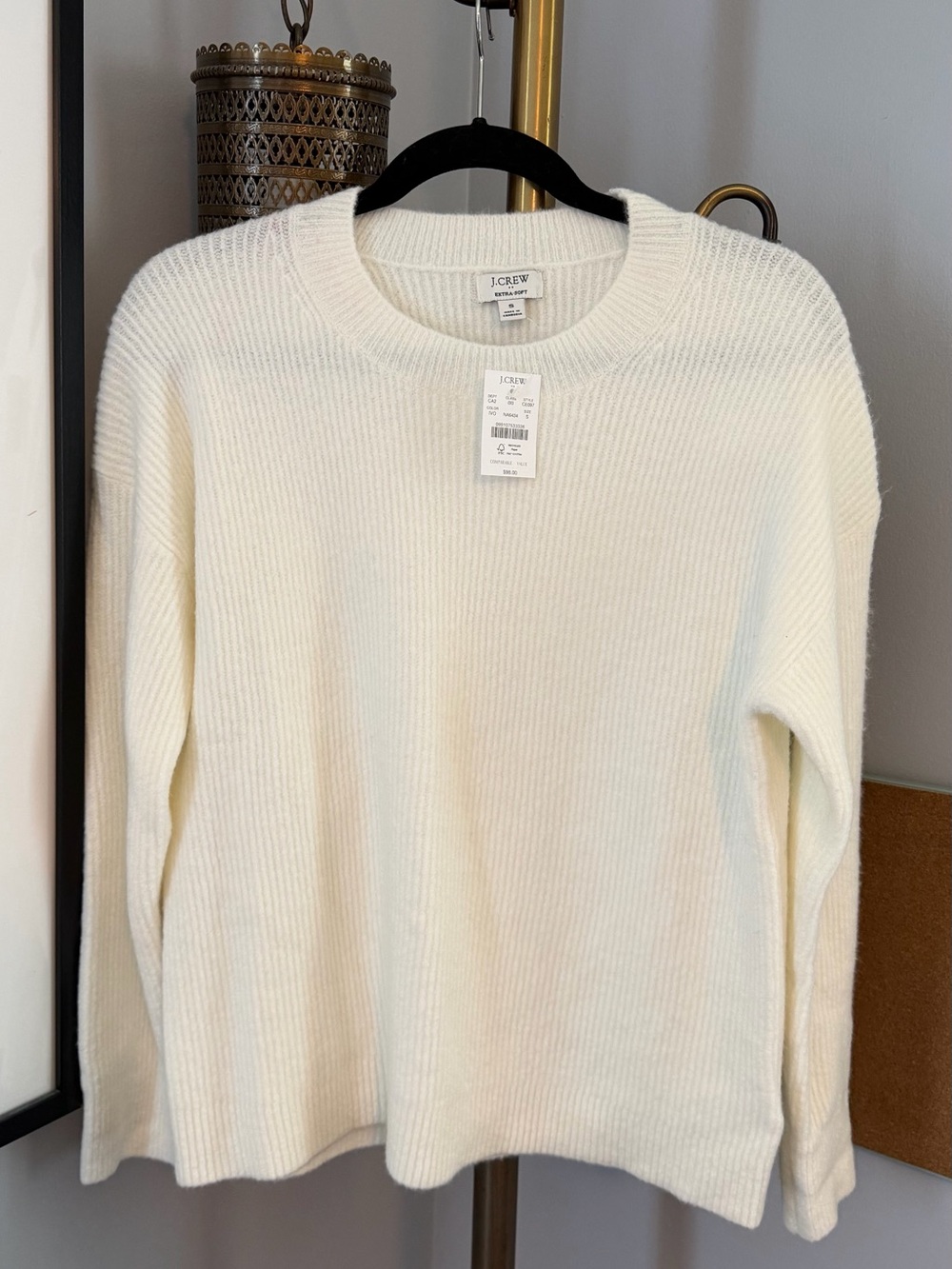 J.Crew Super Soft Crewneck Sweater, Size S NWT